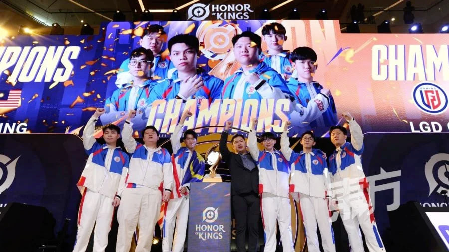 王者荣耀洲际邀请赛S2总决赛，LGD Gaming让二追三夺冠